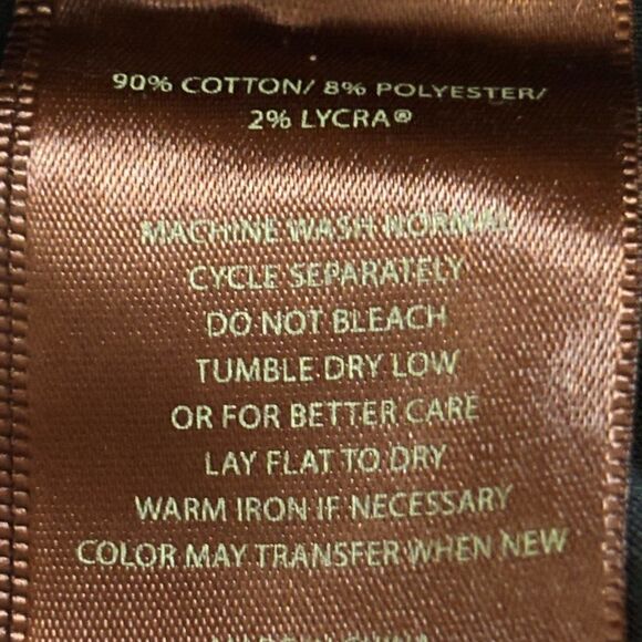 Kut From the Kloth Skinny Jeans with Zippers on the Ankles Size 10 - Picture 10 of 10